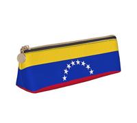 Unkhtt Flag of Venezuela Print Pencil Case Large Capacity Triangle Pouch for Pens Cases Student and School College