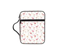Unkhtt Flamingo. Print Bible Storage Bag Scripture Holder Waterproof Cover Travel Church Everyday Storage