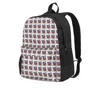 Unkhtt Flower And Butterfly Print Large Capacity Adult Backpack Unisex Travel Bag Daypack Hiking Camping Commuting
