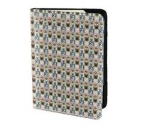 Unkhtt French Bulldog Print 5.5in Passport Travel Document Wallet Case for Men and Women Compact and Secure