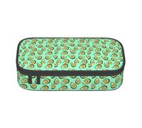 Unkhtt Fresh Tropical Fruit Avocado Print Student Pencil Case 8.3 X 2 X 3.7in Pencil Pouch School Office Travel Pen Bag