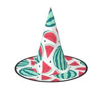 Unkhtt Fruits Watermelon Print Adults Festive Hat Carnival Party Cosplay Costume Comfortable Cap For Headwear