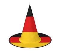 Unkhtt German Flag Print Adults Festive Hat Carnival Party Cosplay Costume Comfortable Cap For Headwear