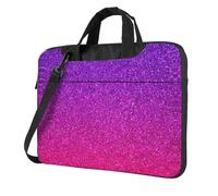 Unkhtt Gradient Sequin Sparkle Print Stylish Laptop Bag Portable Single-Shoulder Case For Briefcase For Work Travel