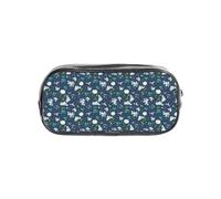 Unkhtt Grass and Dove Print Clear Pencil Case for Kids Students Boys Girls Transparent Stationery Organizer