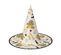 Unkhtt Halloween Pumpkin And Owl Print Adults Festive Hat Carnival Party Cosplay Costume Comfortable Cap For Headwear