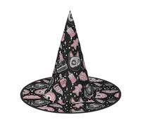 Unkhtt Halloween Pumpkin Cat Print Adults Festive Hat Carnival Party Cosplay Costume Comfortable Cap For Headwear