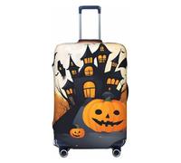 Unkhtt Happy-Halloween-Vector 1 Print Suitcase Cover Stretchable Luggage Protector for Hard Soft Shell Suitcases Travel