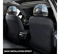 Unkhtt Historic Old Tower Bridge London Print 2 Pcs Car Headrest Covers Comfort Style Soft Seat Cushion for Cars Accessories