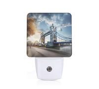 Unkhtt Historic Old Tower Bridge London Print Night Light for Bedroom Bathroom Nightlight Illumination Home Decor Safety Lighting