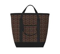 Unkhtt I Love My Dog Dachshundsprint Women Men Large Capacity Insulated Tote Bag For Picnic Food Delivery Shopping