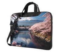 Unkhtt Japan Mount Fuji Landscape Print Stylish Laptop Bag Portable Single-Shoulder Case For Briefcase For Work Travel