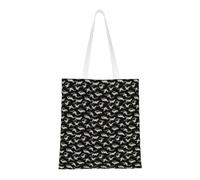 Unkhtt Japanese Crane & Pine Print Large Capacity Bag Versatile Bags Travel Storage Grocery Eco-Friendly Easy Carry