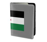 Unkhtt Jordanian Flag Print 5.5in Passport Travel Document Wallet Case for Men and Women Compact and Secure
