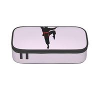 Unkhtt Karate Men Print Student Pencil Case 8.3 X 2 X 3.7in Pencil Pouch School Office Travel Pen Bag