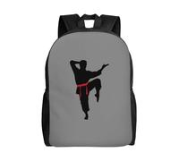 Unkhtt Karate Men Print Stylish Unisex Large Capacity Backpack For Work Travel Camping Outdoor Adventures