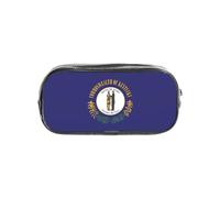 Unkhtt Kentucky State Flag Print Clear Pencil Case for Kids Students Boys Girls Transparent Stationery Organizer