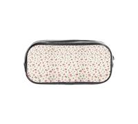 Unkhtt Lovely Sweet red Cherry Print Clear Pencil Case for Kids Students Boys Girls Transparent Stationery Organizer