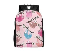 Unkhtt Naughty Sloth Print Stylish Unisex Large Capacity Backpack For Work Travel Camping Outdoor Adventures