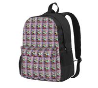 Unkhtt Origami Multicolor Papercraft Cranes 1 Print Large Capacity Adult Backpack Unisex Travel Bag Daypack Hiking Camping Commuting