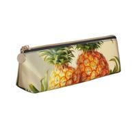 Unkhtt Pineapple Painting Print Pencil Case Large Capacity Triangle Pouch for Pens Cases Student and School College