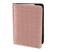 Unkhtt Pink Peach Pattern Seamless Pattern Print 5.5in Passport Travel Document Wallet Case for Men and Women Compact and Secure