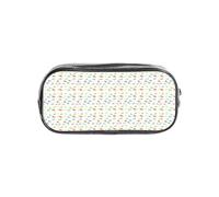 Unkhtt Rainbow Rabbit Print Clear Pencil Case for Kids Students Boys Girls Transparent Stationery Organizer