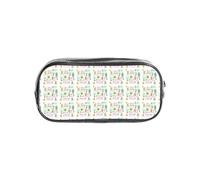 Unkhtt Succulent Cactus Print Clear Pencil Case for Kids Students Boys Girls Transparent Stationery Organizer