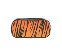 Unkhtt Tiger Stripe Print Clear Pencil Case for Kids Students Boys Girls Transparent Stationery Organizer