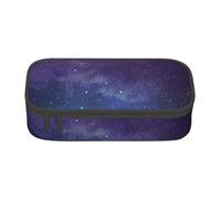 Unkhtt Universe With Stars And Galaxy Interstellar Print Student Pencil Case 8.3 X 2 X 3.7in Pencil Pouch School Office Travel Pen Bag