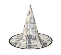 Unkhtt Wine And Winemaking Winery Grape Field Print Adults Festive Hat Carnival Party Cosplay Costume Comfortable Cap For Headwear