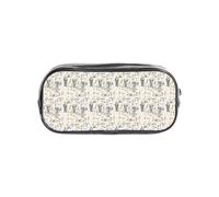 Unkhtt Wine and Winemaking Winery Grape Field Print Clear Pencil Case for Kids Students Boys Girls Transparent Stationery Organizer