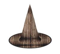 Unkhtt Wood Grain Print Adults Festive Hat Carnival Party Cosplay Costume Comfortable Cap For Headwear