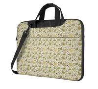 Unkhtt Yellow Leaves Chicken Print Stylish Laptop Bag Portable Single-Shoulder Case For Briefcase For Work Travel