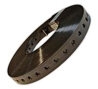 Unknown 1 Roll (10 Metres) Perforated Plastic-Coated Black Tape