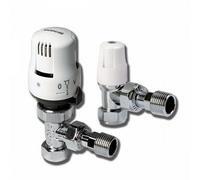 Unknown Altecnic Ecopac Angled Thermostatic Radiator Valve (Twin Pack) 15mm 200445 Ltc