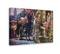 Unknown by Jesus Helguera Prints Posters Canvas Deco Paintings Wall Art For Office Frame 16" L X 24" W