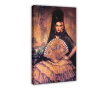 Unknown by Jesus Helguera Prints Posters Canvas Deco Paintings Wall Art For Office Frame 16" L X 24" W
