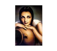 Unknown by Jesus Helguera Prints Posters Canvas Deco Paintings Wall Art For Office Unframe 16" L X 24" W