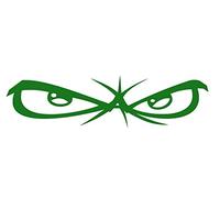 Unknown Cut Vinyl Sticker No Fear 15 x 4 cm 15x4cm dark green