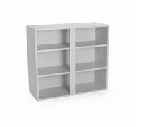 Unknown Duracab, Flat-Pack Tall Wall Cabinet Units, 900mm High, 700mm Wide, Light Grey