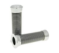 Unknown Eagle Spirit Chrome-look Handlebar Grips, Aluminium, Black