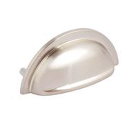 Unknown Fittingsco, Henrietta, Cup Handle, Brushed Nickel, 76mm Hole Centres