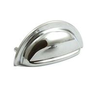 Unknown Fittingsco, Henrietta, Cup Handle, Polished Chrome, 76mm Hole Centres