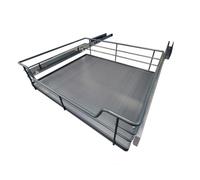 Unknown Fittingsco, Solid Base Soft Close Pull Out Wire Basket, Anthracite Grey, To Suit 500mm Cabinets