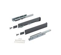 Unknown Fittingsco, Twin Pro, 450D, 88H (mm), Shallow Soft Close Drawer Runner System, Concealed Full Extension, 40Kg Capacity