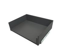 Unknown Fittingsco, Ultra Slim, Deep Pan Soft Close Drawer Box Anthracite, 450W, 375D, 159H (mm)