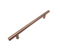 Unknown Fittingsco, Veroli T Bar Handle, Brushed Copper, 128mm Hole Centres