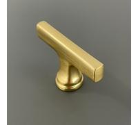 Unknown Harley & Wager, Aintree Smooth Bar Handle, Knob Handle, Matt Brushed Brass