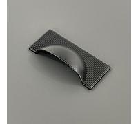 Unknown Harley & Wager, Ascot Ribbed Cup Handle, 64mm Centres, Matt Black